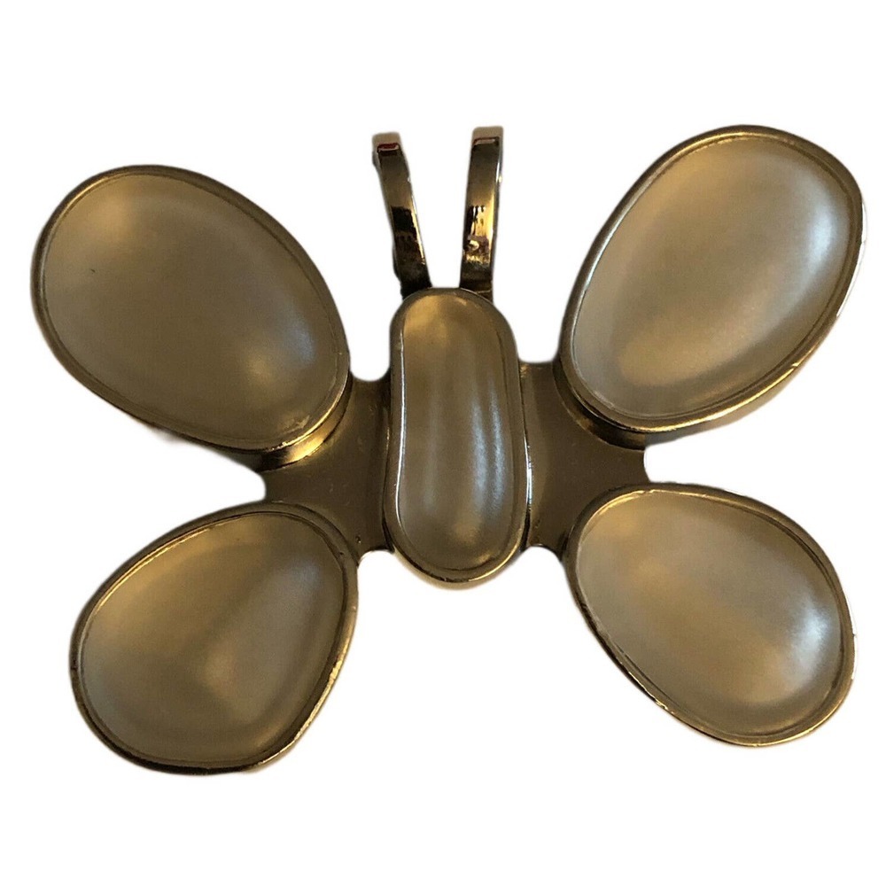 Rebecca Collins Large Butterfly Pin Clip Pendant Vintage estate jewelry